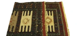 Charcoal Tribal 3X6 Sumak Herati Oriental Rug