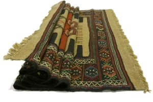 Pictorial Flat Weave 3X6 Sumak Herati Oriental Rug