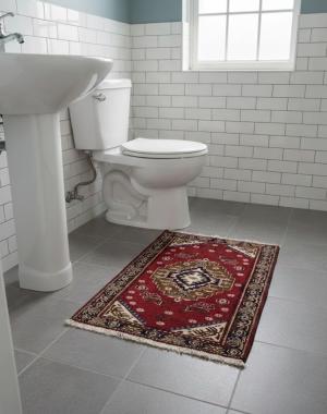 Vintage Red 3X4 Hamedan Persian Rug