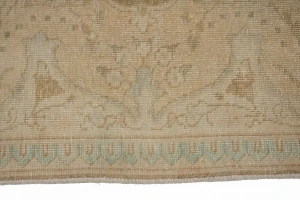 Beige Antique Floral 3X5 Traditional Tabriz Persian Oriental Rug
