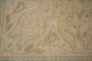 Beige Antique Floral 3X5 Traditional Tabriz Persian Oriental Rug