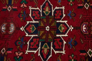 Vintage Red Floral 3'6X10' Goravan Persian Runner Rug