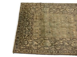 Semi Antique Brown Sugar 4X15 Nahavand Persian Runner Rug