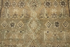Semi Antique Brown Sugar 4X15 Nahavand Persian Runner Rug