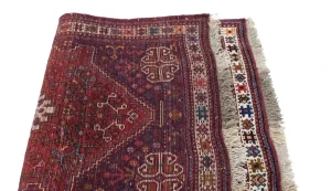 Red Tribal 3'5X5'0 Shiraz Persian Oriental Rug