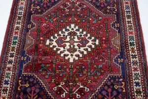 Red Tribal 3'5X5'0 Shiraz Persian Oriental Rug