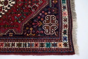 Red Tribal 3'5X5'0 Shiraz Persian Oriental Rug