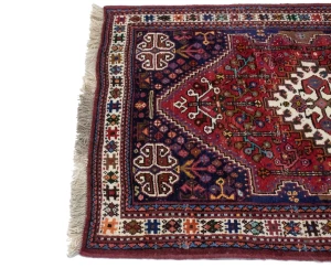 Red Tribal 3'5X5'0 Shiraz Persian Oriental Rug