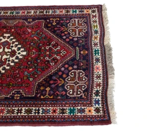 Red Tribal 3'5X5'0 Shiraz Persian Oriental Rug