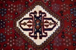 Red Tribal 3'5X5 Shiraz Persian  Rug