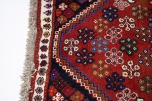 Red Tribal 3'5X5 Shiraz Persian  Rug