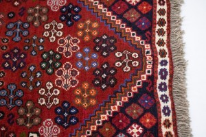 Red Tribal 3'5X5 Shiraz Persian  Rug