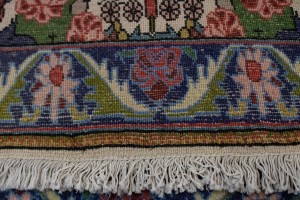 Cream Floral Pictorial 2'6X4 Bidjar Halvaei Persian Rug