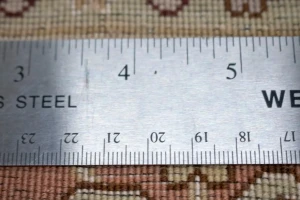 Black Traditional 3X6 Floral Tabriz Persian Oriental Rug