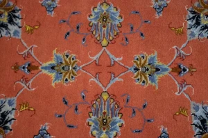 Coral Traditional 3X4 Tabriz Persian Rug