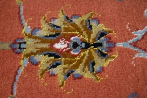 Coral Traditional 3X4 Tabriz Persian Rug