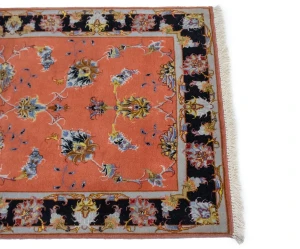 Coral Traditional 3X4 Tabriz Persian Rug