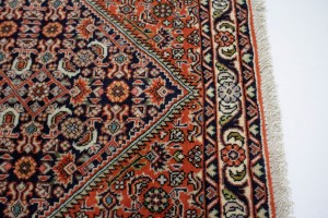 Orange Tribal 1'9X2'2 Bidjar Persian Rug