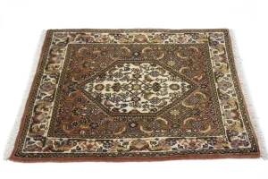 Vintage Clay Tribal 2X2'4 Bidjar Persian Rug