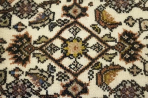 Vintage Clay Tribal 2X2'4 Bidjar Persian Rug