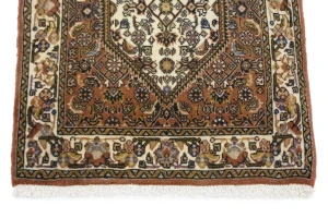 Vintage Clay Tribal 2X2'4 Bidjar Persian Rug