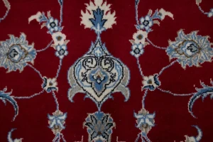 Red Classic Floral 4X7 Nain Kashmar Persian Oriental Rug