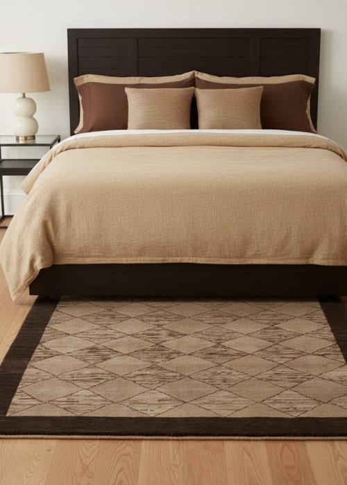 Beige Tribal 4X6 Gabbeh Chobi Peshawar Persian Rug