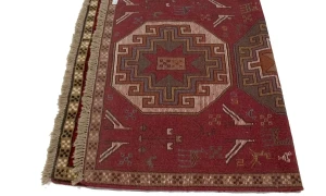 Red Tribal 4X6 Ghoochan Persian Rug