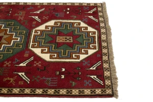 Red Tribal 4X6 Ghoochan Persian Rug