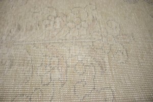 Muted Traditional Floral 7X10 Distressed Tabriz Persian Rug