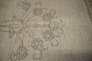 Muted Traditional Floral 8X11 Distressed Tabriz Persian Rug