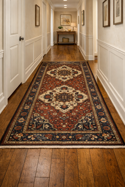 Semi Antique Vintage Floral 5'7X10 Bakhtiari Persian Rug