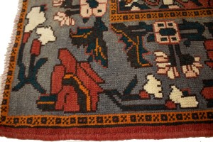 Semi Antique Vintage Floral 5'7X10 Bakhtiari Persian Rug