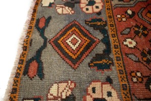 Semi Antique Vintage Floral 5'7X10 Bakhtiari Persian Rug