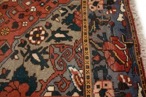 Semi Antique Vintage Floral 5'7X10 Bakhtiari Persian Rug