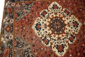 Semi Antique Vintage Floral 5'7X10 Bakhtiari Persian Rug
