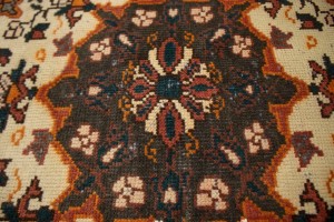 Semi Antique Vintage Floral 5'7X10 Bakhtiari Persian Rug