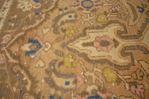 Antique Rust & Brown Floral 6X10 Lilian Persian Rug