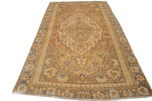 Antique Rust & Brown Floral 6X10 Lilian Persian Rug