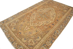 Antique Rust & Brown Floral 6X10 Lilian Persian Rug