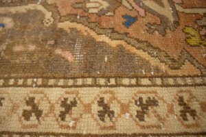 Antique Rust & Brown Floral 6X10 Lilian Persian Rug