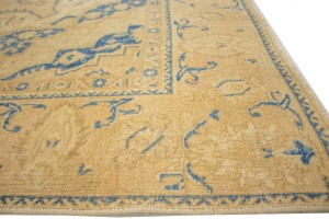 Antique Traditional Muted Beige 9X12 Tabriz Persian Rug