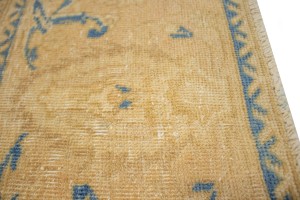 Antique Traditional Muted Beige 9X12 Tabriz Persian Rug