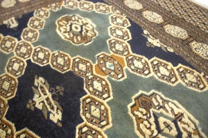 Antique Tribal Gray & Brown 4X6 Turkoman Persian Rug