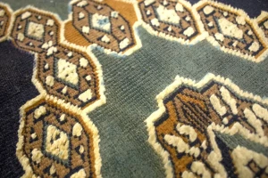 Antique Tribal Gray & Brown 4X6 Turkoman Persian Rug