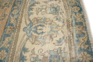 Distressed Antique Traditional 10X13 Tabriz Persian Rug