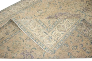 Distressed Antique Traditional 10X13 Tabriz Persian Rug