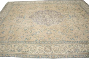 Distressed Antique Traditional 10X13 Tabriz Persian Rug