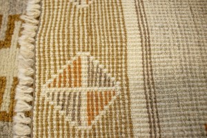 Semi Antique Multicolored Tribal 3'6X6'3 Shiraz Persian Rug