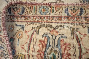 Antique Muted Floral Traditional 9X13 Tabriz Persian Rug